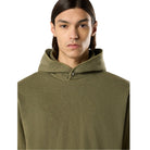 Stone Island Malfile Fleece Hoodie - V015G Military Green - Escape Menswear