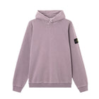 Stone Island Malfile Fleece Hoodie - V018F Purple Grey - Escape Menswear