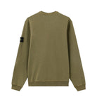 Stone Island Malfile Fleece Old Effect Sweatshirt - 05G Military Green - Escape Menswear