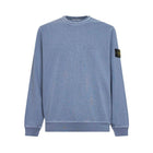 Stone Island Malfile Fleece Old Effect Sweatshirt - 124 Avio Blue - Escape Menswear