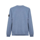 Stone Island Malfile Fleece Old Effect Sweatshirt - 124 Avio Blue - Escape Menswear