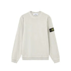 Stone Island Malfile Fleece Old Effect Sweatshirt - 161 Pearl Grey - Escape Menswear