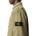Stone Island Mercerised Ripstop Overshirt - V005G Military Green - Escape Menswear