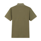 Stone Island Patch Tipped Polo Shirt - V005G Military Green - Escape Menswear