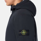 Stone Island Polyester Micro Twill Jacket - Black - Escape Menswear