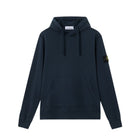 Stone Island Pouch Pocket Fleece Hoodie - 020 Navy Blue - Escape Menswear