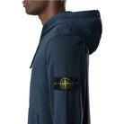 Stone Island Pouch Pocket Fleece Hoodie - 020 Navy Blue - Escape Menswear