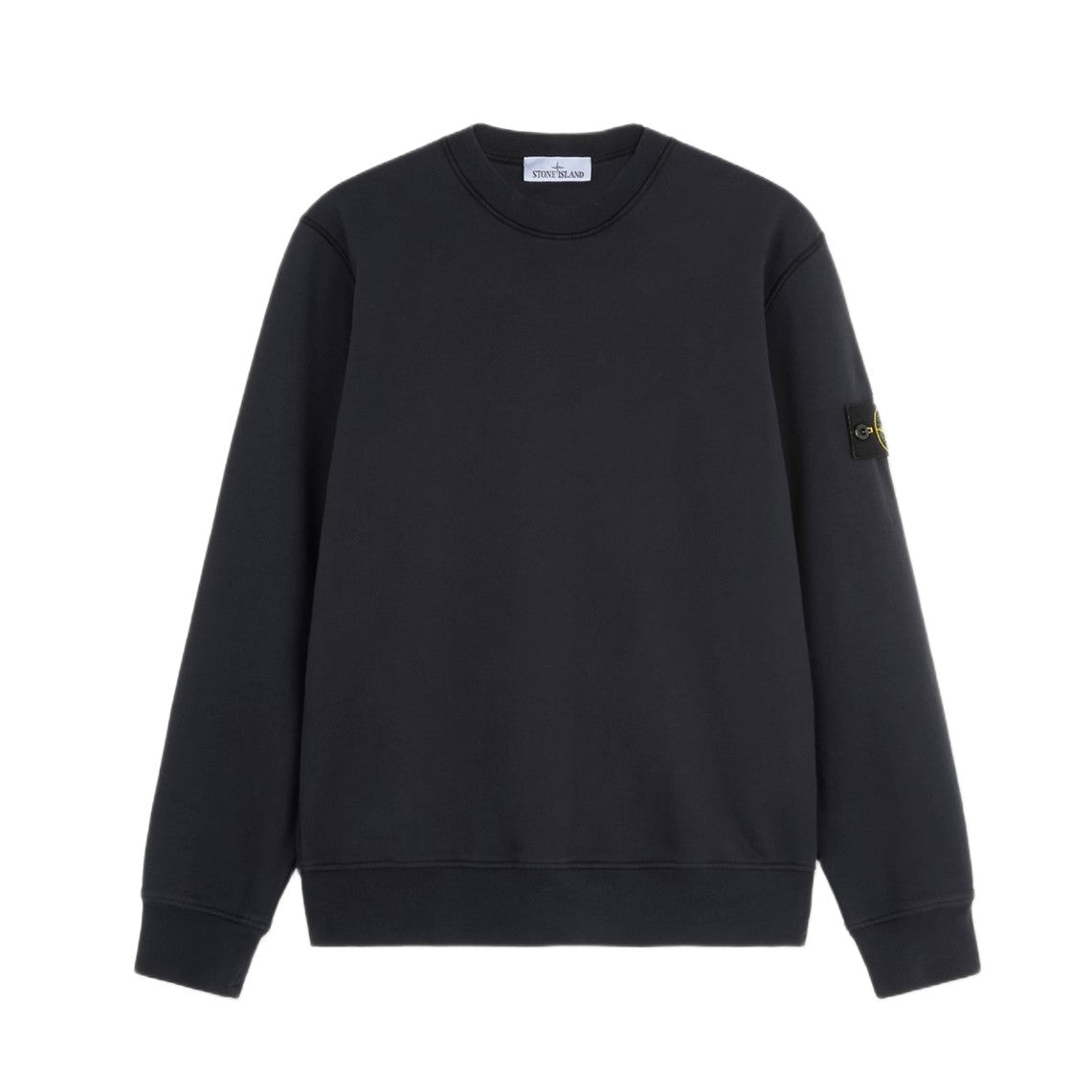 Stone Island Raglan Sleeve Fleece Sweatshirt - 020 Navy Blue - Escape Menswear