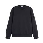 Stone Island Raglan Sleeve Fleece Sweatshirt - 020 Navy Blue - Escape Menswear