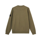Stone Island Raglan Sleeve Fleece Sweatshirt - 05G Military Green - Escape Menswear