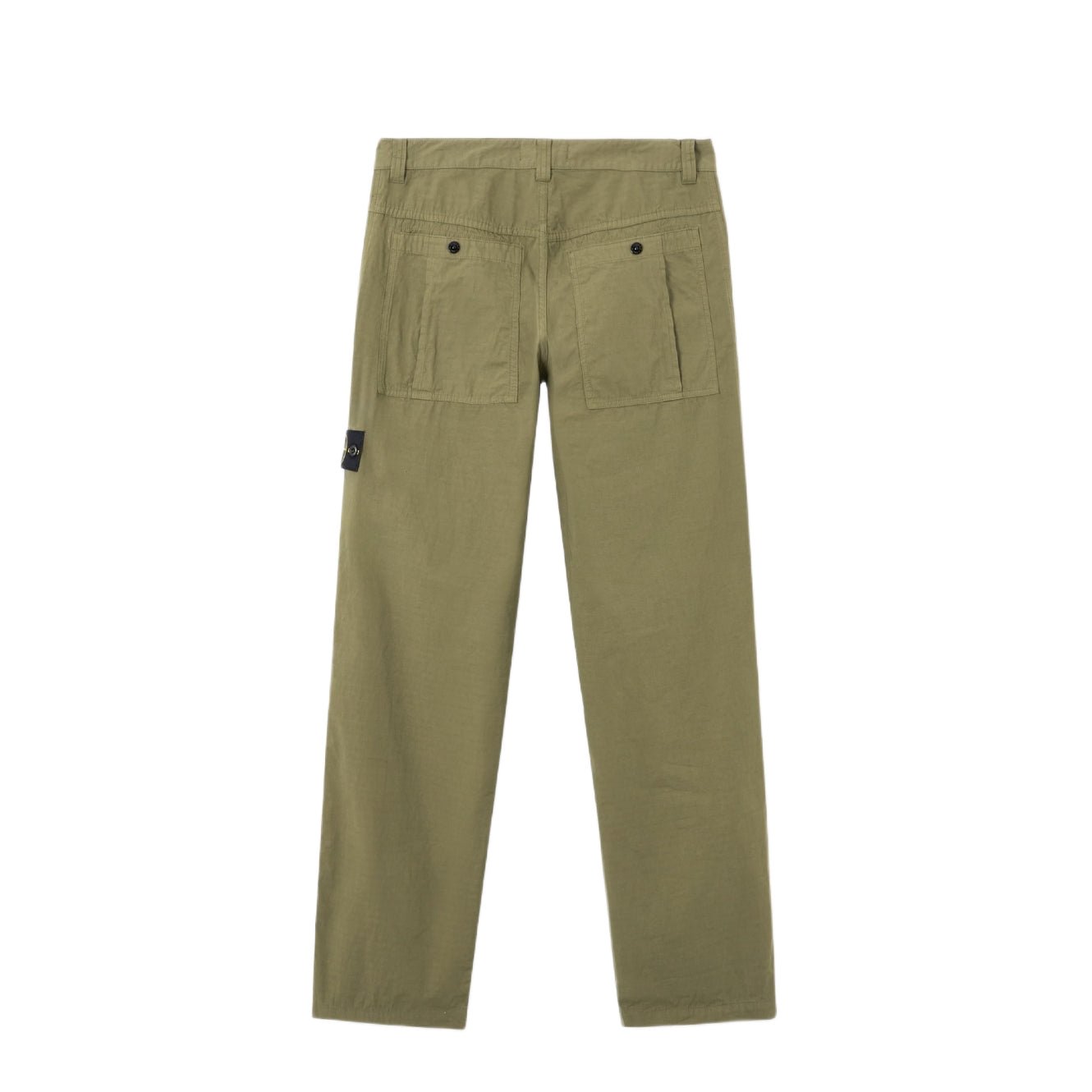 Stone Island Ripstop Cotton Trousers - V005G Military Green - Escape Menswear