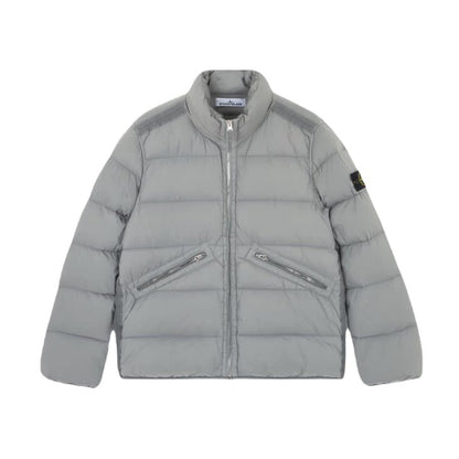 Stone Island Seamless Tunnel Down Jacket - Green Grey - Escape Menswear