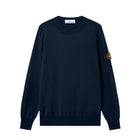 Stone Island Soft Organic Cotton Sweatshirt - V0020 Navy Blue - Escape Menswear