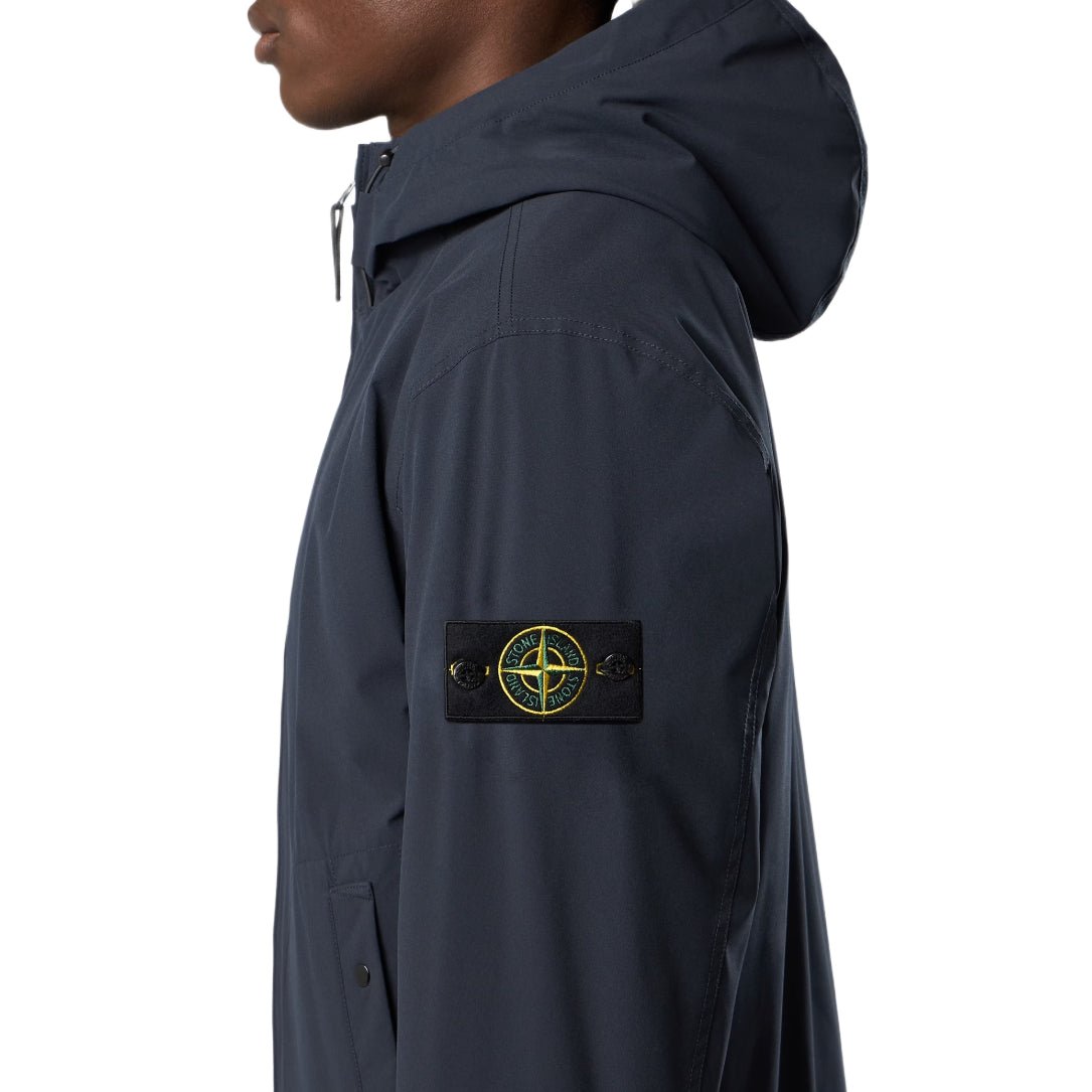 Stone Island Soft Shell - R E.Dye® Jacket - V0020 Navy Blue - Escape Menswear