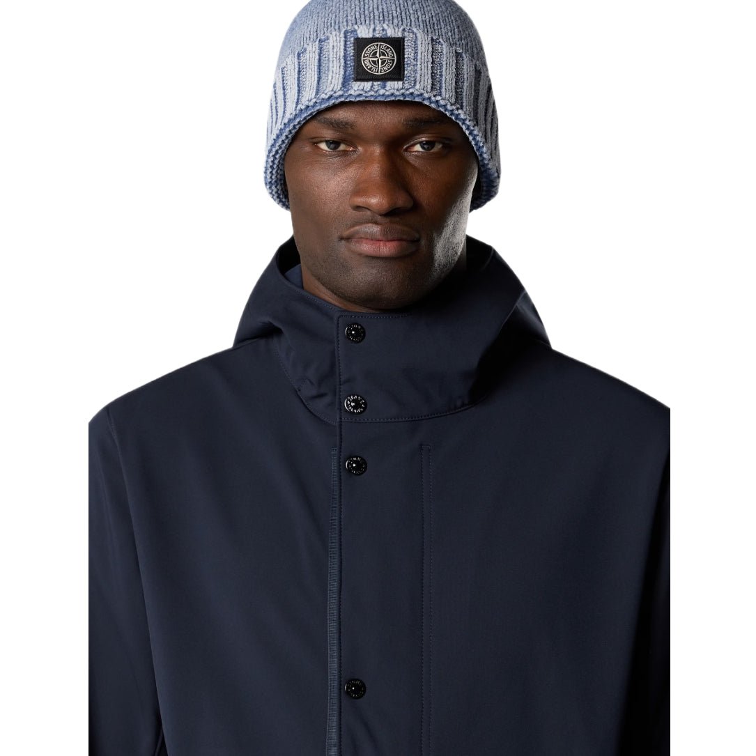 Stone Island Soft Shell - R E.Dye® Polyester Jacket - V0020 Navy Blue - Escape Menswear