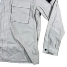 Stone Island Stretch Cotton Comfort Fit Overshirt - 061 Pearl Grey - Escape Menswear