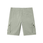 Stone Island Stretch Cotton Twill Cargo Shorts - 055 Sage Green - Escape Menswear