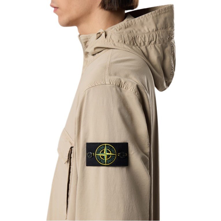 Stone Island Stretch Cotton Twill Jacket - 09A Desert - Escape Menswear