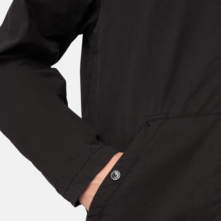 Stone Island Supima Cotton Twill Jacket - Black - Escape Menswear