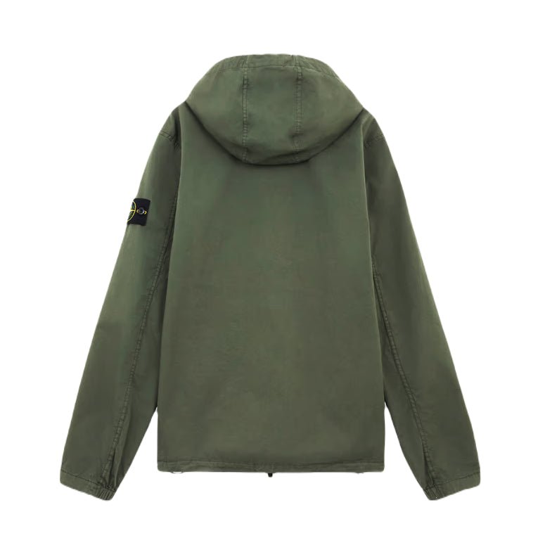 Stone Island Supima Cotton Twill Jacket - Musk Green - Escape Menswear