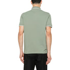 Stone Island Tipped Polo Shirt - V0055 Sage Green - Escape Menswear