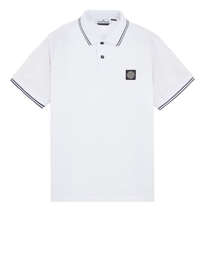 Stone Island Tipped Polo - White - Escape Menswear