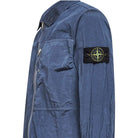 Stone Island Zip Pocket ECONYL® Nylon Overshirt - 024 Avio Blue - Escape Menswear
