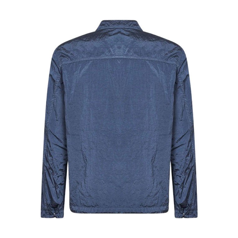 Stone Island Zip Pocket ECONYL® Nylon Overshirt - 024 Avio Blue - Escape Menswear