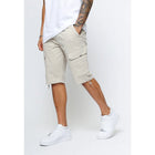 Valere Armando Cargo Shorts - Stone - Escape Menswear
