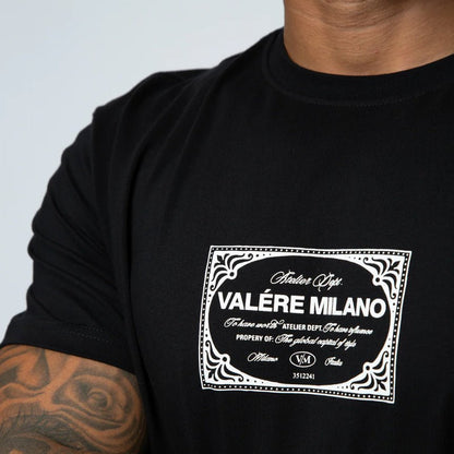 Valere Calabria T-Shirt - Black - Escape Menswear