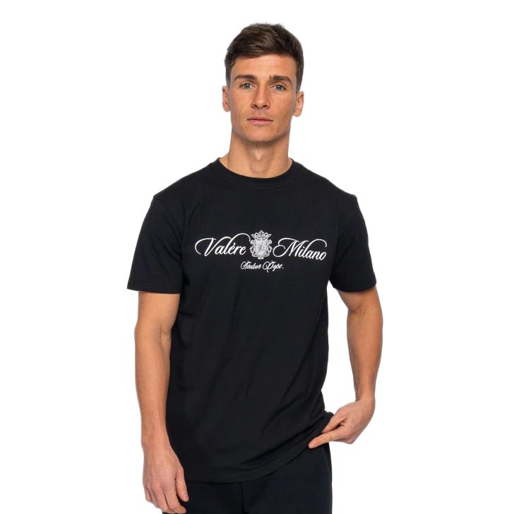 Valere Devaro T-Shirt - Black - Escape Menswear