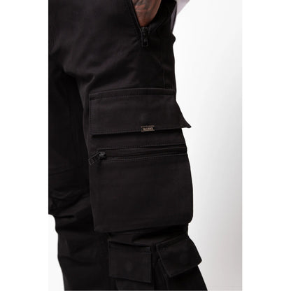 Valere Doppia Cargo Trouser - Black - Escape Menswear