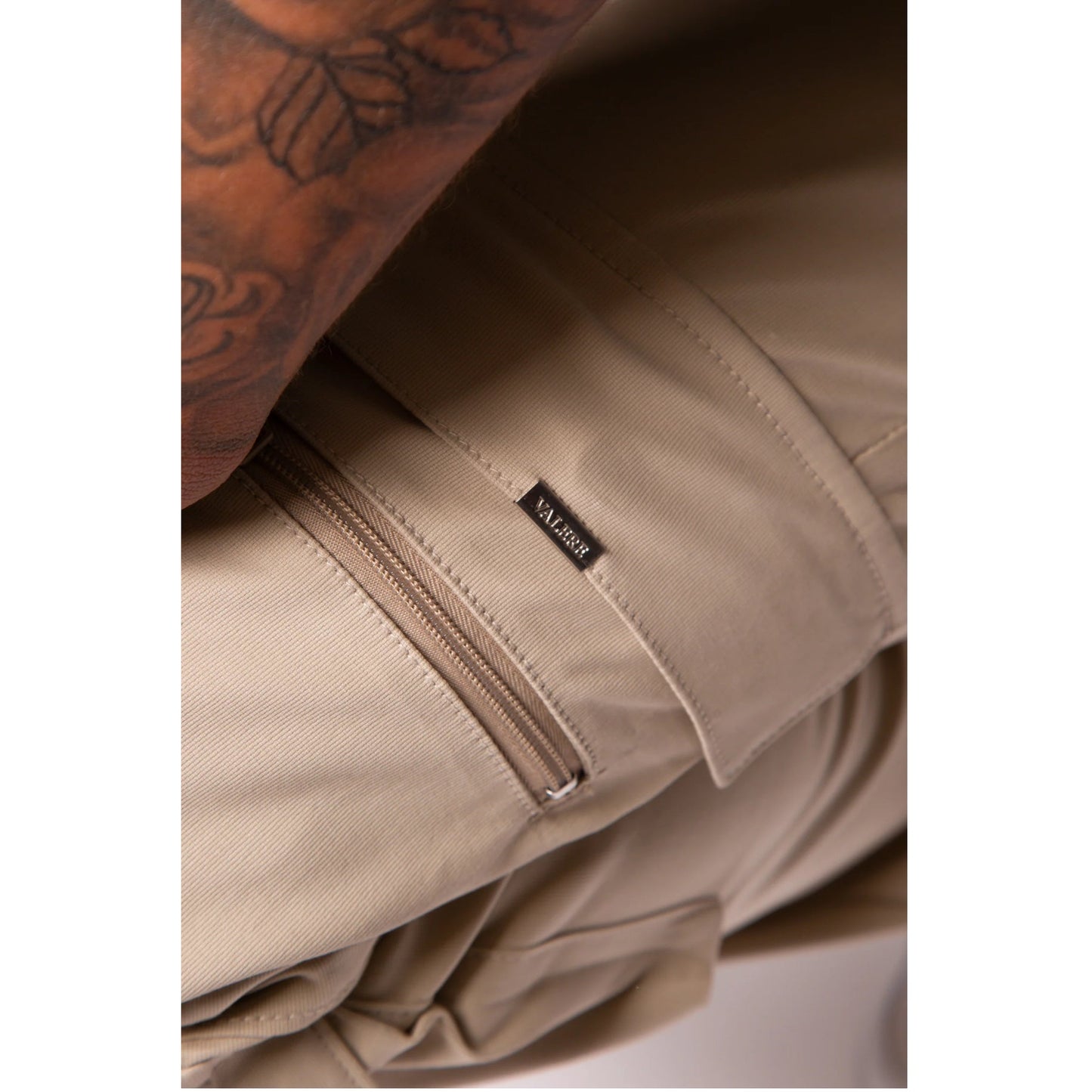 Valere Doppia Cargo Trouser - Stone - Escape Menswear