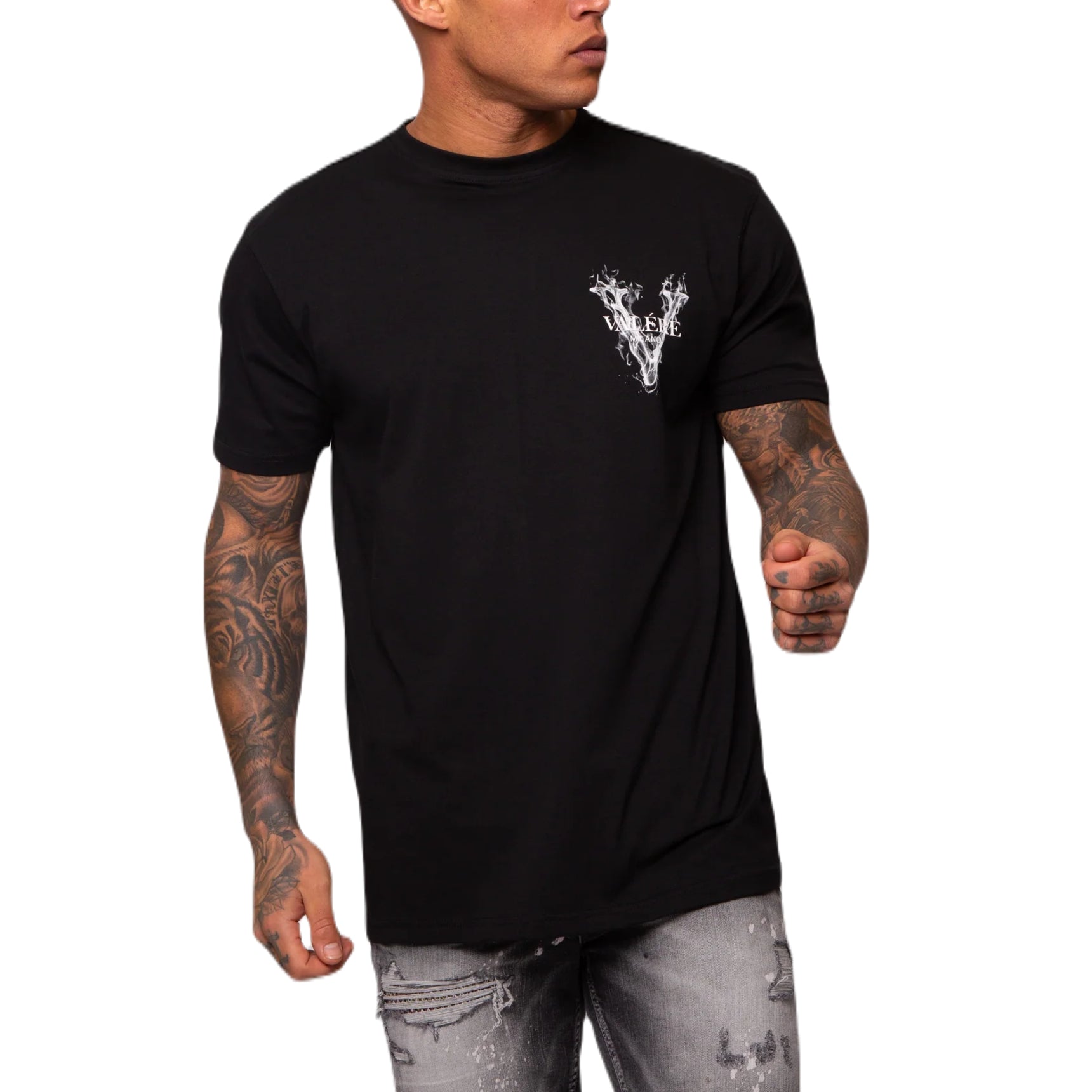 Valere Elio T-Shirt - Black - Escape Menswear