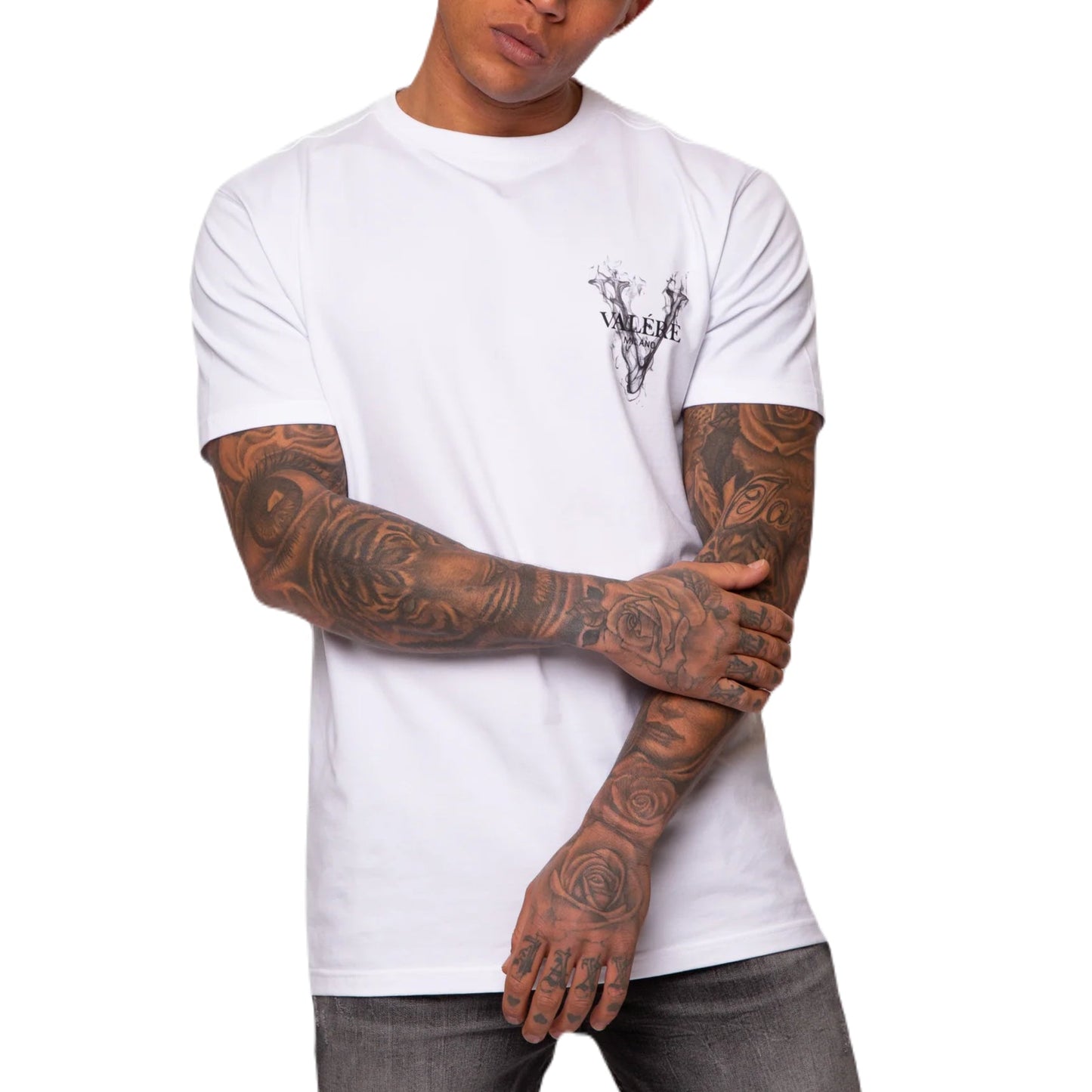 Valere Elio T-Shirt - White - Escape Menswear