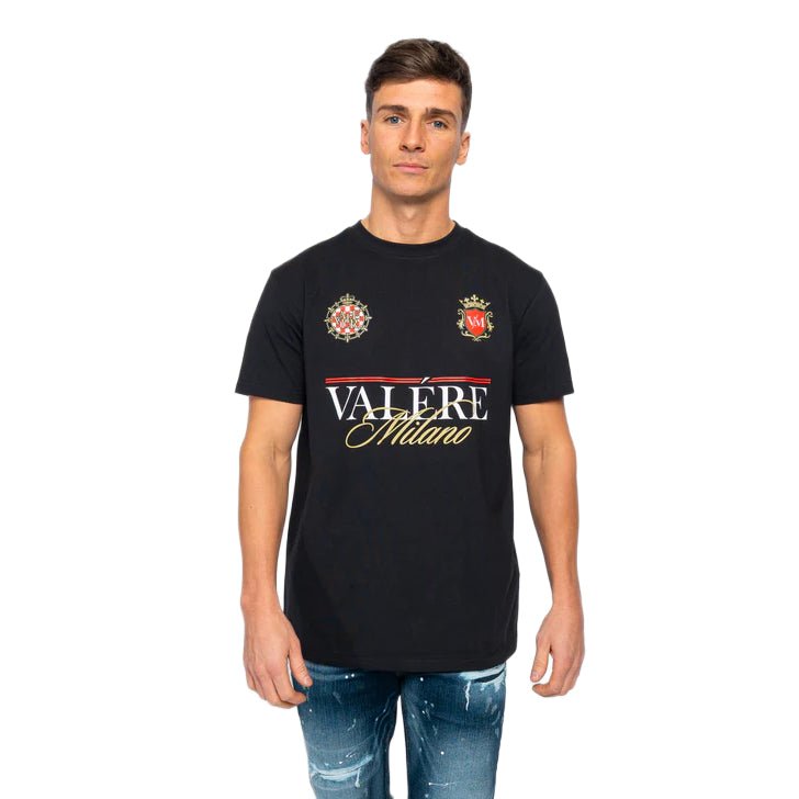 Valere Fenera T-Shirt - Black - Escape Menswear