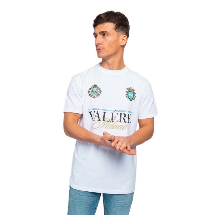 Valere Fenera T-Shirt - White - Escape Menswear