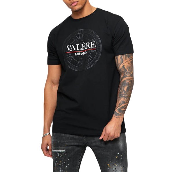Valere Graziani T-Shirt - Black - Escape Menswear