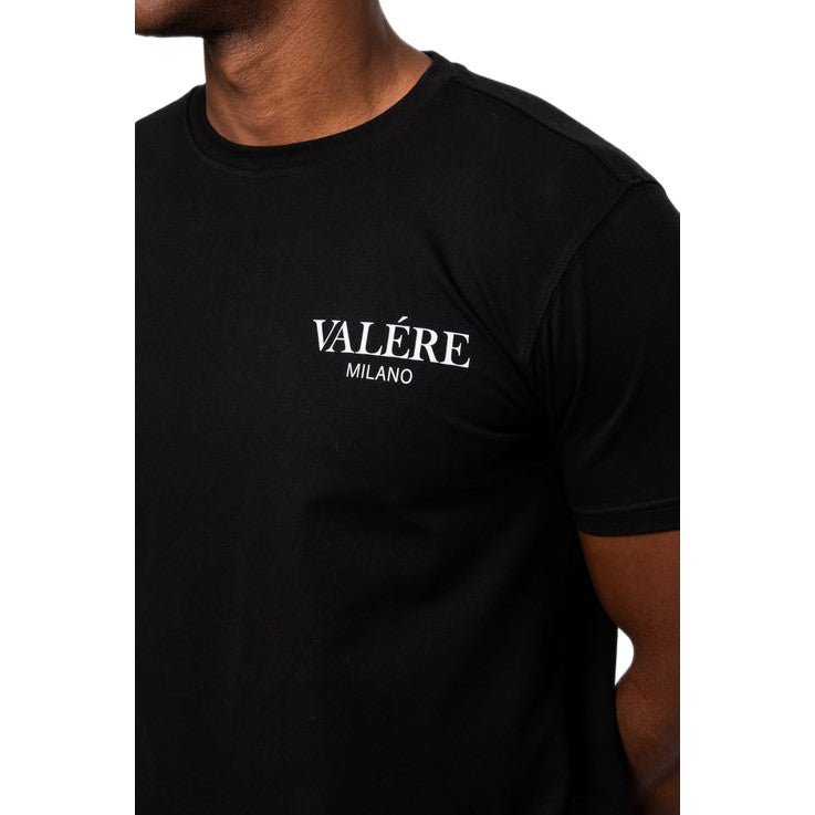 Valere Greco T-Shirt - Black - Escape Menswear
