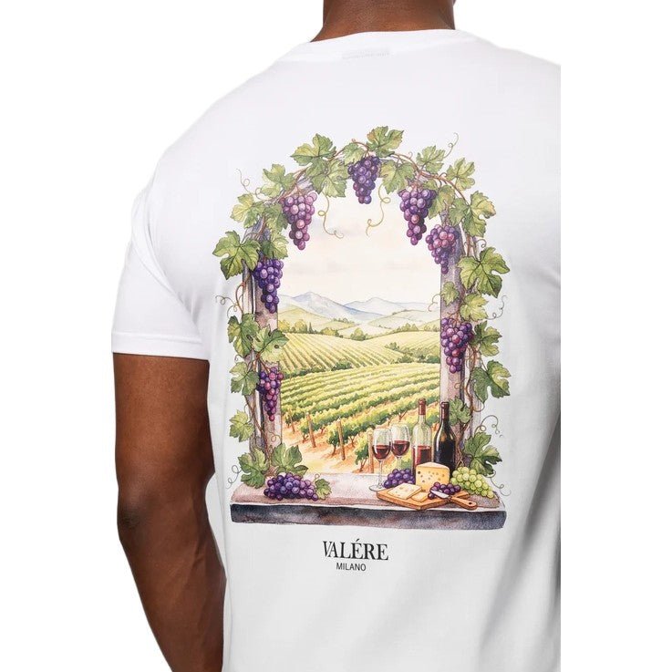 Valere Greco T-Shirt - White - Escape Menswear