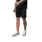 Valere Luxe Cargo Short - Black - Escape Menswear