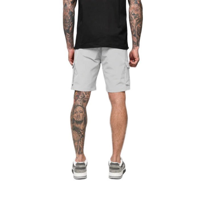 Valere Luxe Cargo Short - Grey - Escape Menswear