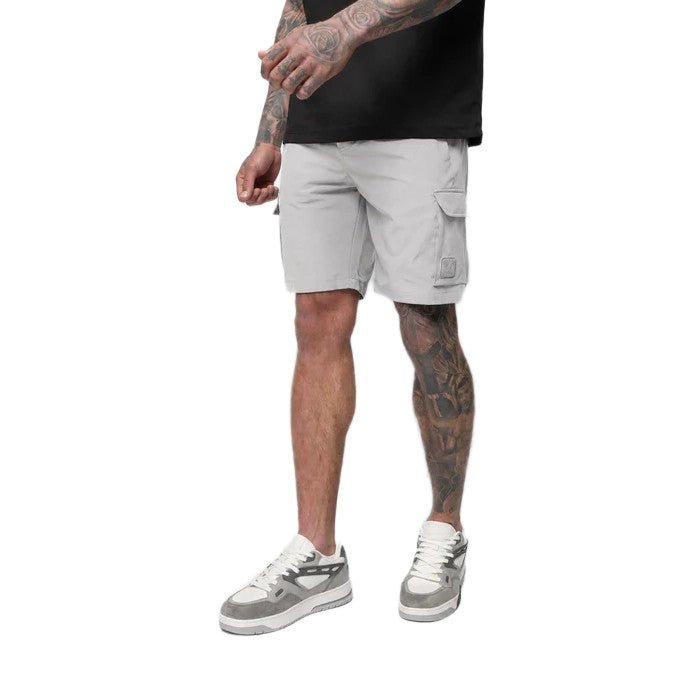 Valere Luxe Cargo Short - Grey - Escape Menswear