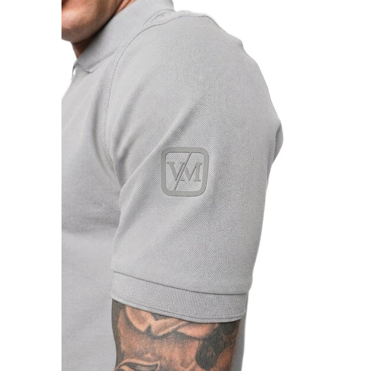 Valere Luxe Mercerised Pique Polo-Shirt - Grey - Escape Menswear