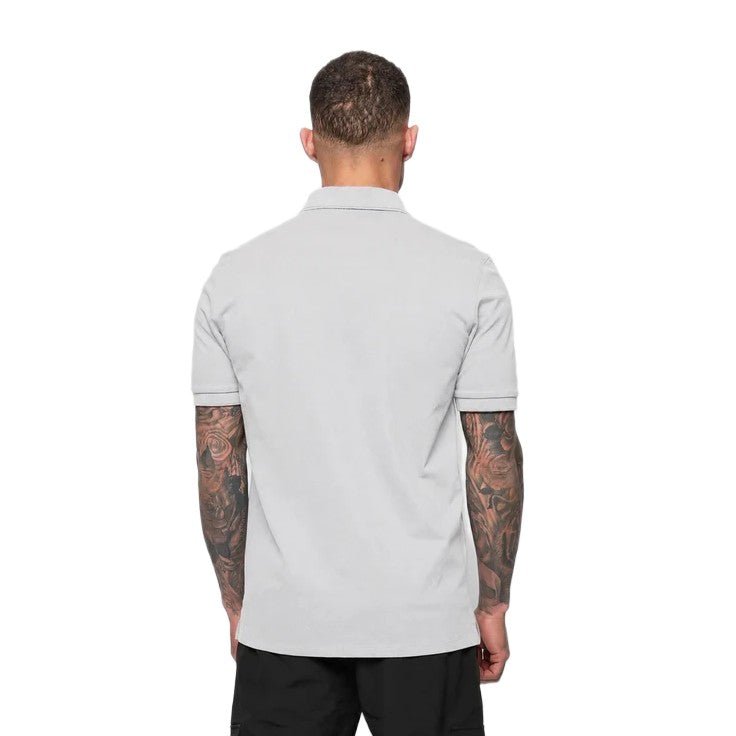 Valere Luxe Mercerised Pique Polo-Shirt - Grey - Escape Menswear