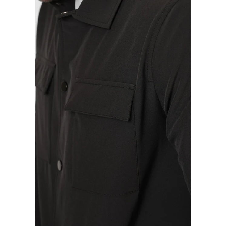 Valere Luxe Overshirt - Black - Escape Menswear