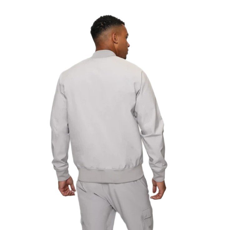 Valere Luxe Premium Bomber Jacket - Grey - Escape Menswear