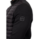 Valere Luxe Premium Quilted Hybrid Jacket - Black - Escape Menswear