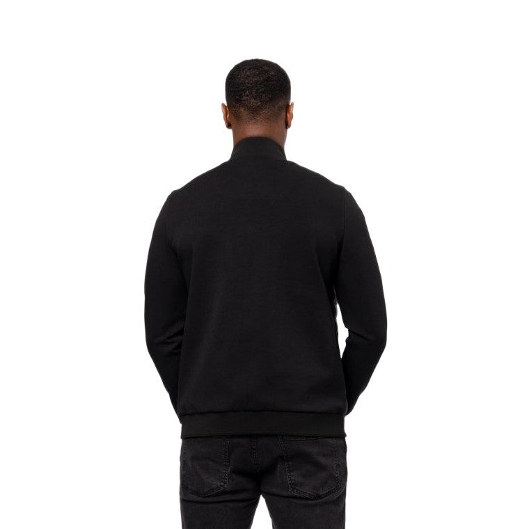 Valere Luxe Premium Quilted Hybrid Jacket - Black - Escape Menswear