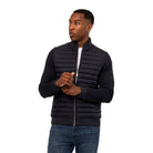 Valere Luxe Premium Quilted Hybrid Jacket - Navy - Escape Menswear